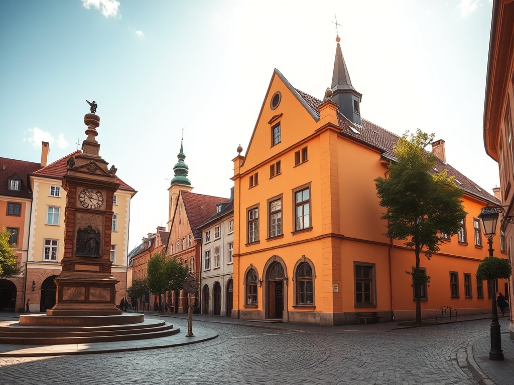 Malowniczy widok na uzdrowisko Duszniki-Zdrój z widocznymi zabytkowymi budynkami i otaczającą przyrodą